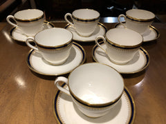 6 Spode Kensington Tea / Coffee Cups And Saucers