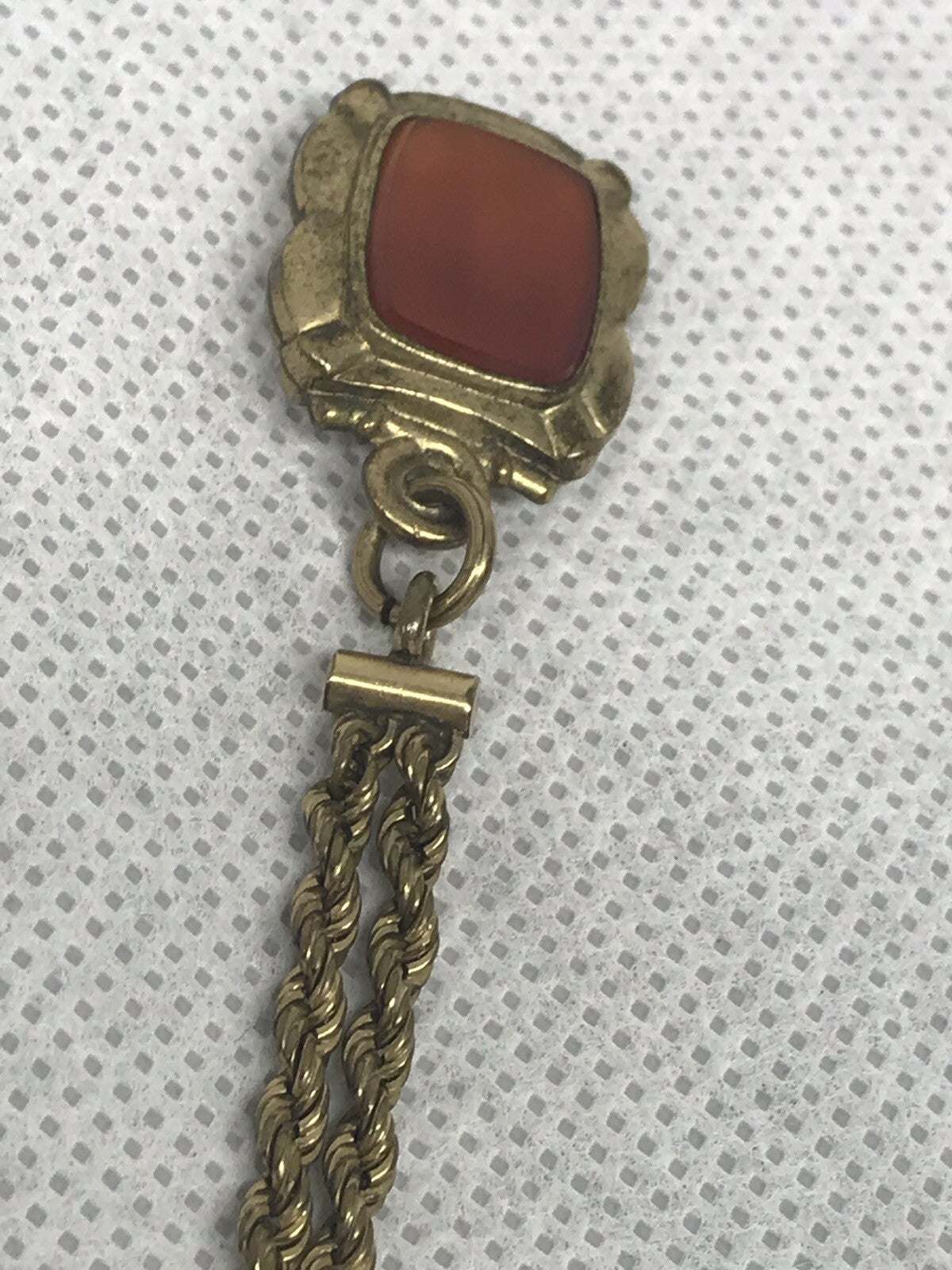 A Gold Plated Pocket Watch Chain
