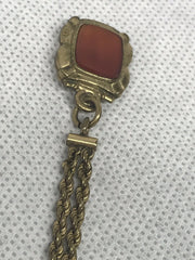 A Gold Plated Pocket Watch Chain