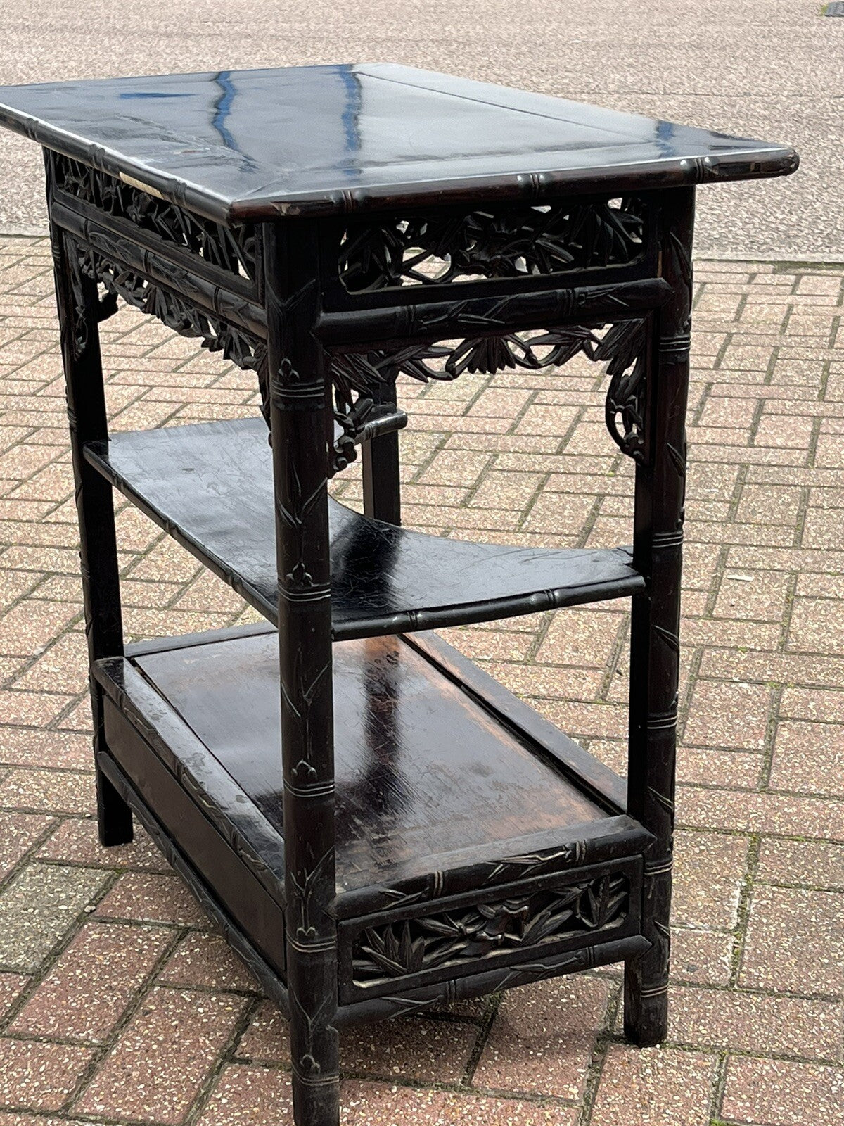 19th Century Chinese Hardwood Table With Drawer