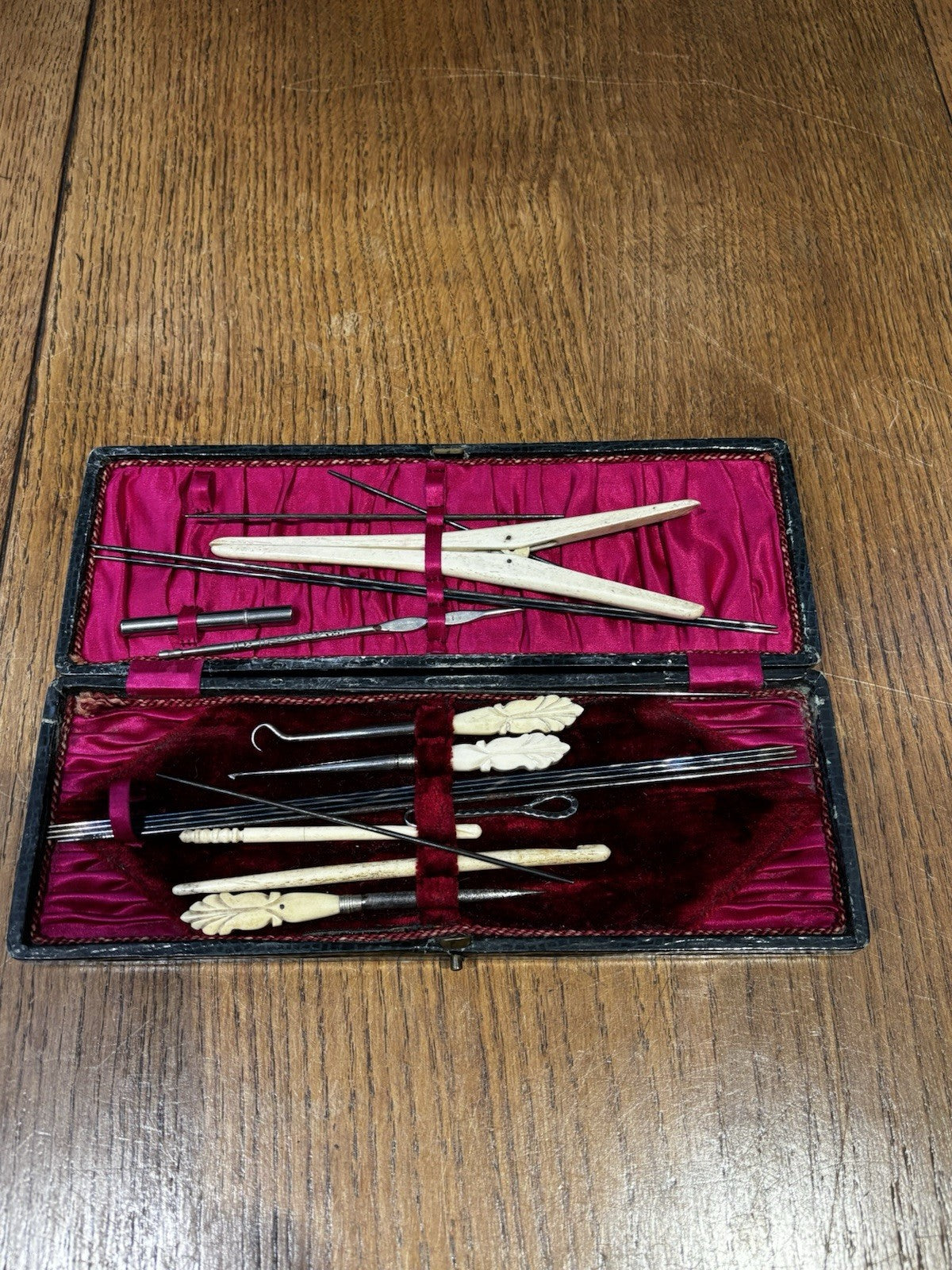 Antique Cased Sewing Kit