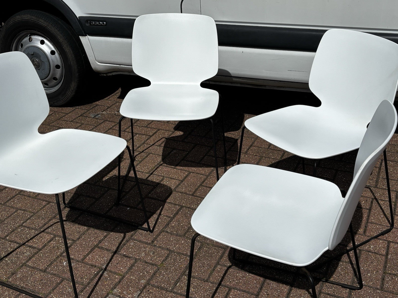 4 Pedrali - Babila Dining Chairs.