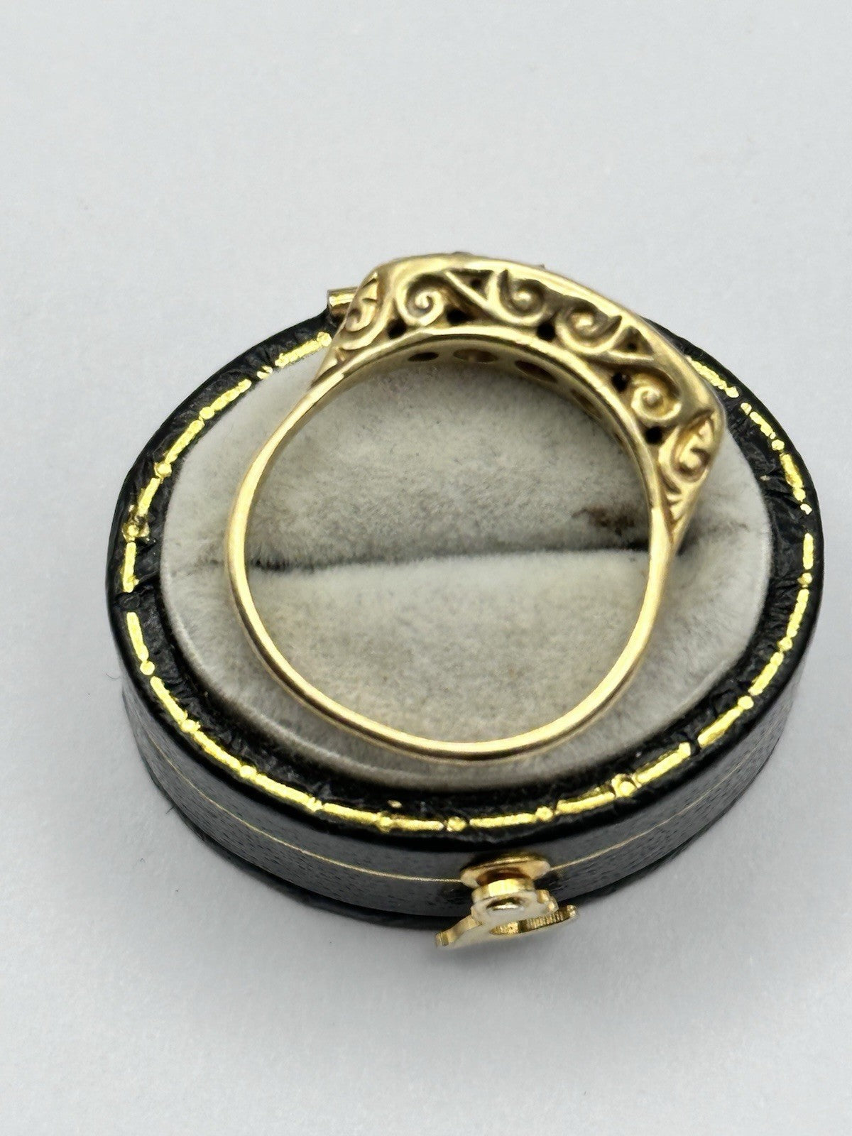 Antique Edwardian Victorian 18ct Gold Diamond Ring