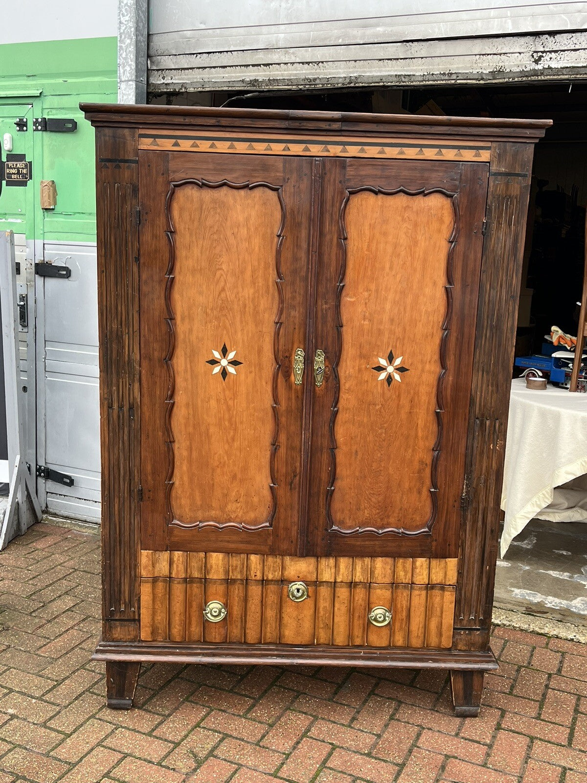 Antique Cabinet, Loads Of storage, Secret Compartment. With Key