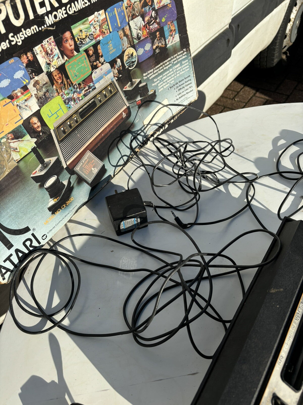 Atari 2600 Computer With Box And Games