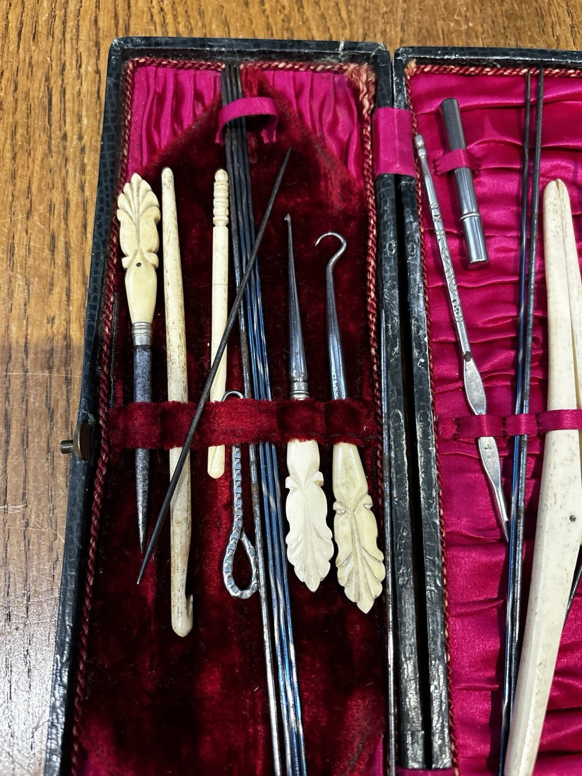 Antique Cased Sewing Kit