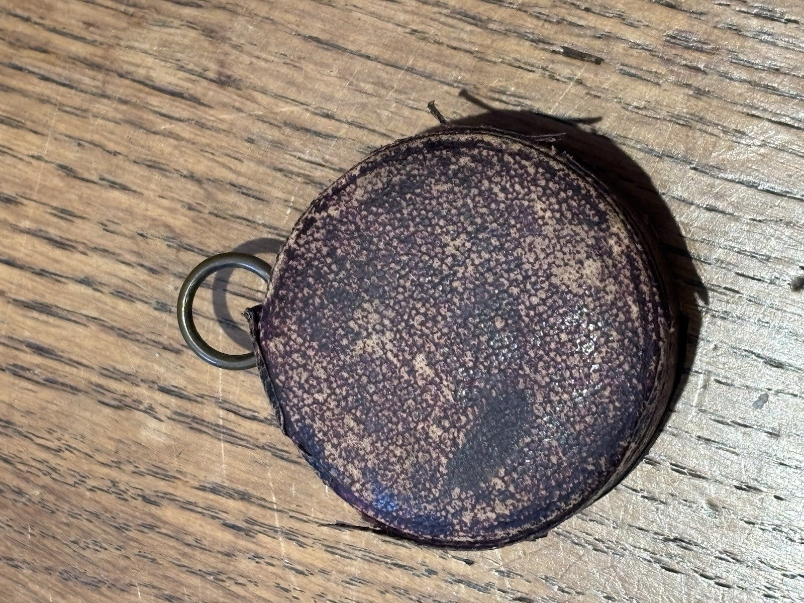 Antique Pocket Barometer Altimeter In Original Leather Case.