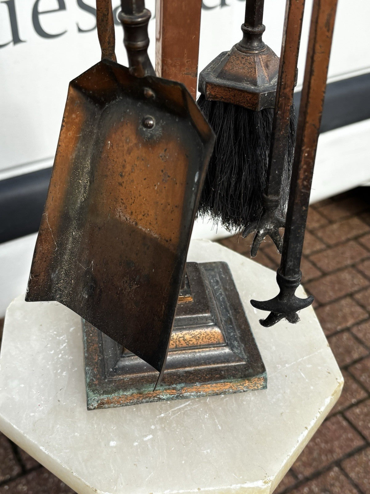 Art Deco Companion Set Of Fire Tools