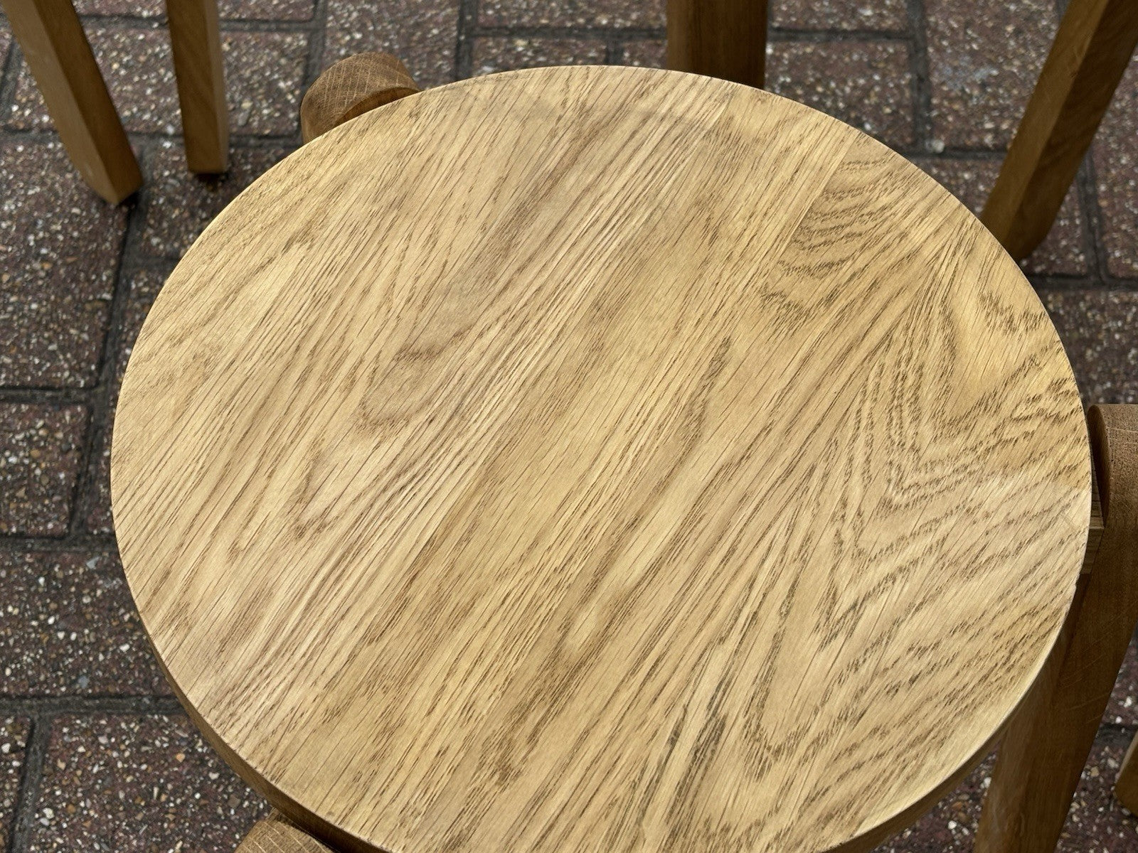 6 Oak Skagerak Nomad Designer Stacking Stools