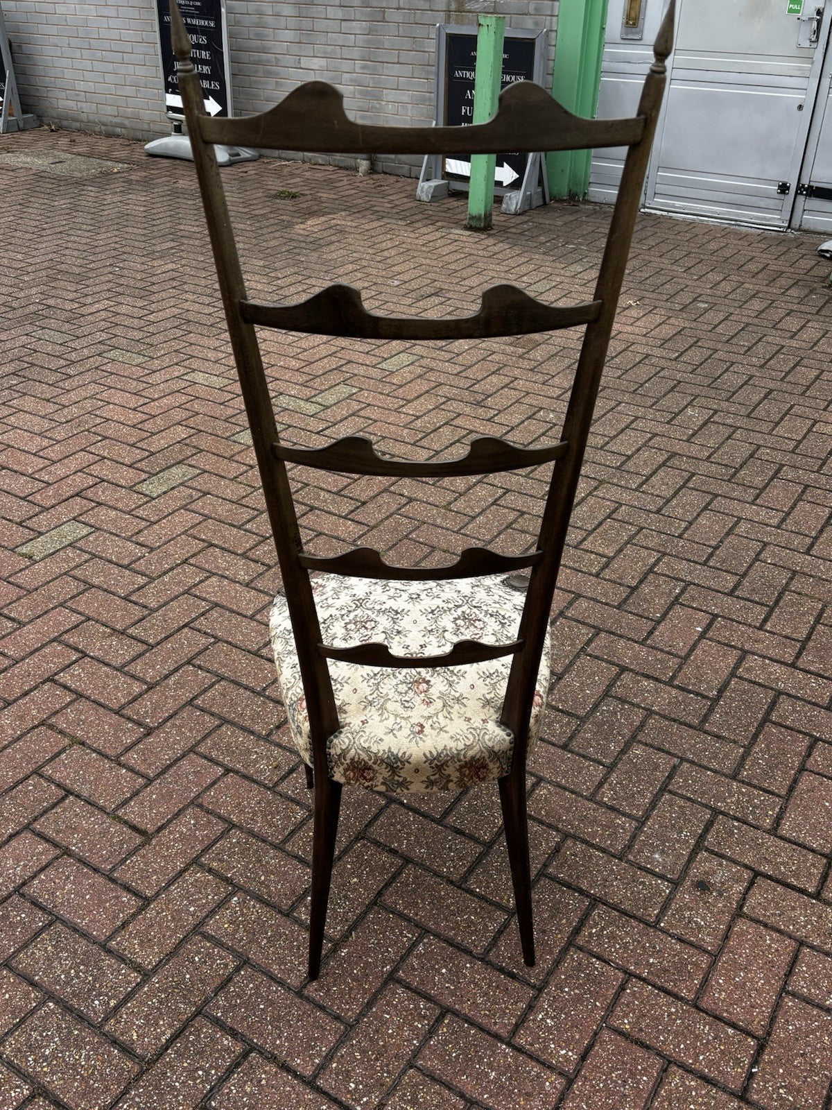 1950's Mid Century Ponti High Back Chair
