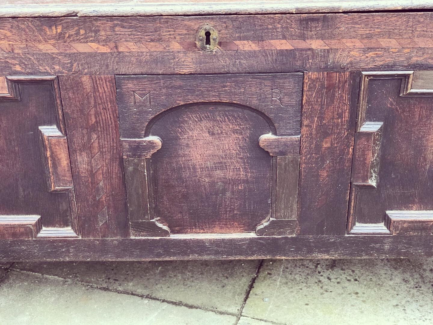 18th Century English Coffer/ Trunk / Ottoman