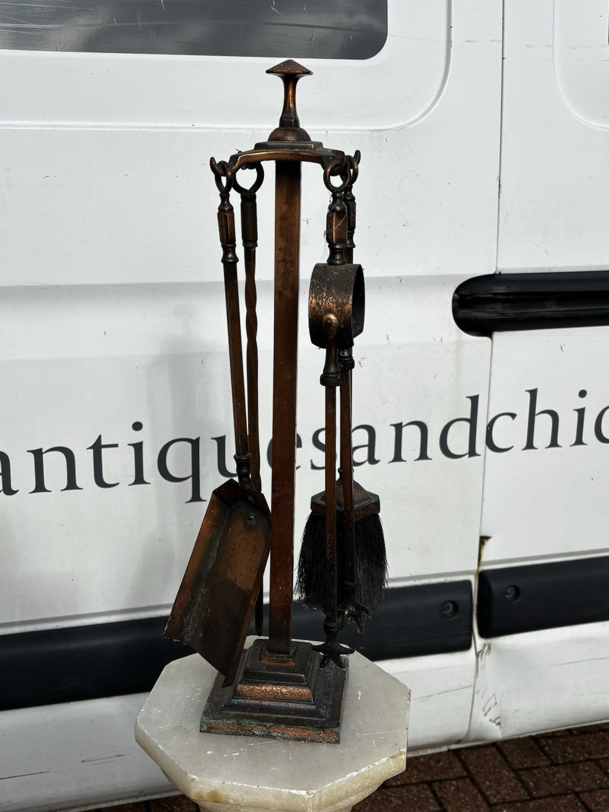 Art Deco Companion Set Of Fire Tools