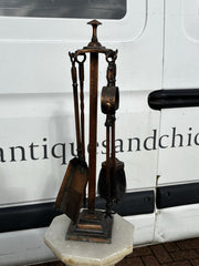 Art Deco Companion Set Of Fire Tools