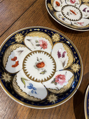 6 Antique Rare Machin Highly Decorated Gilt Painted Plates