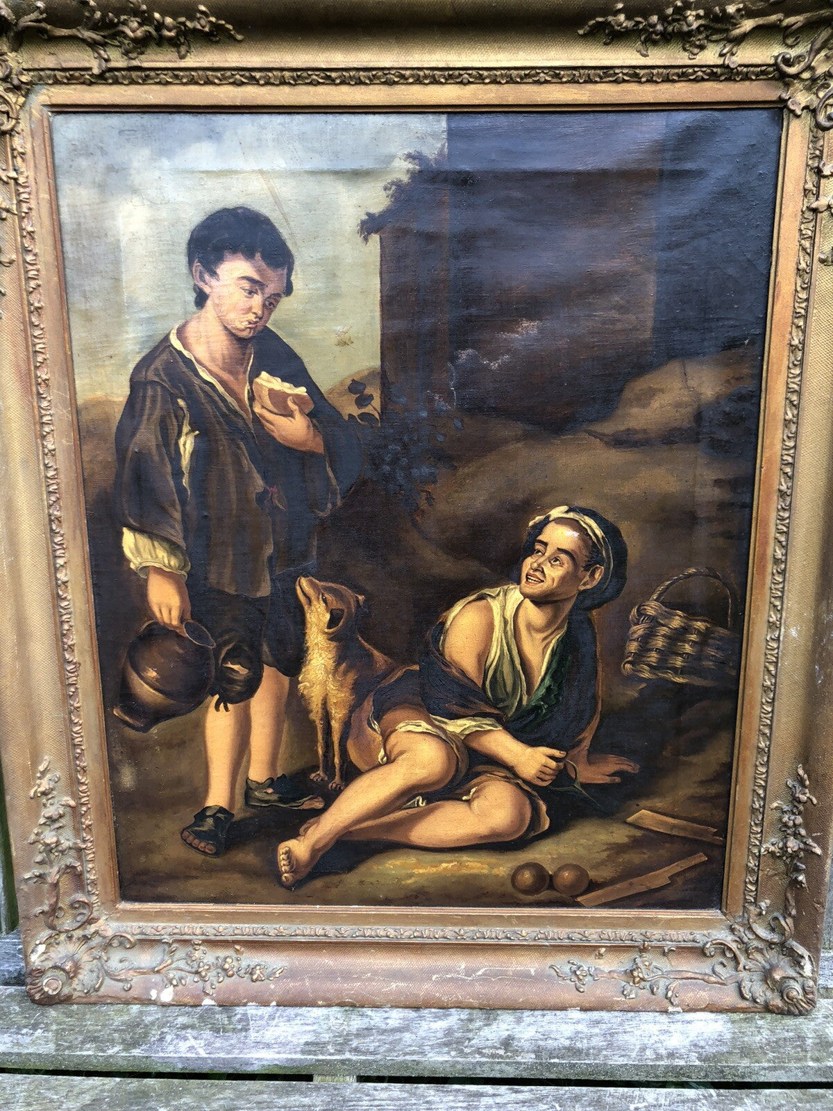 A Victorian Rendition. Bartolomé Estéban Murillo Oil On Canvas. L