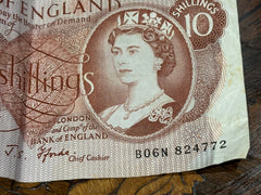 1960's 10 Shillings Note