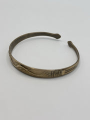Antique Chinese Brass Flying Dragon Bangle