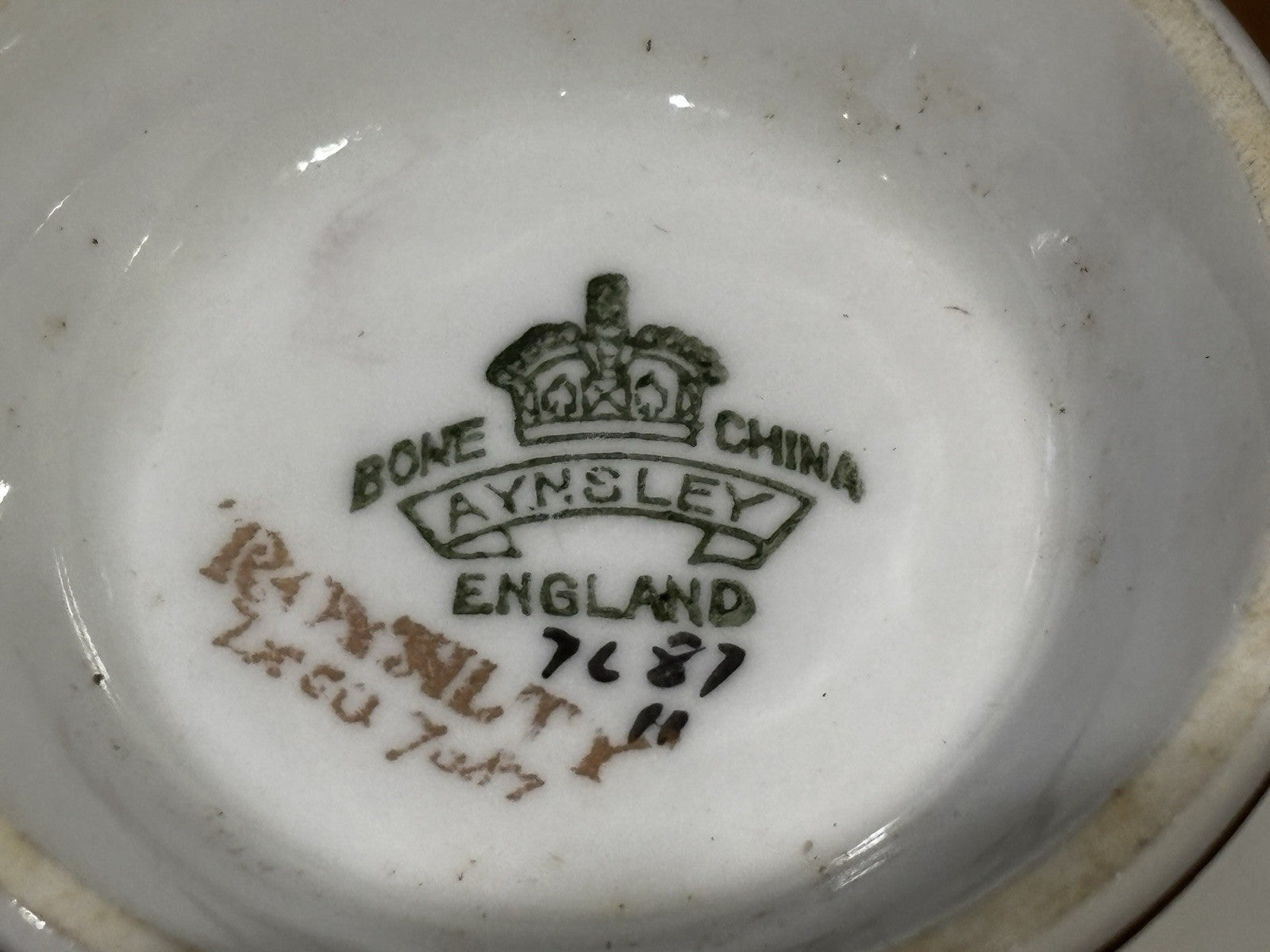 Aynsley Cup & Saucer.