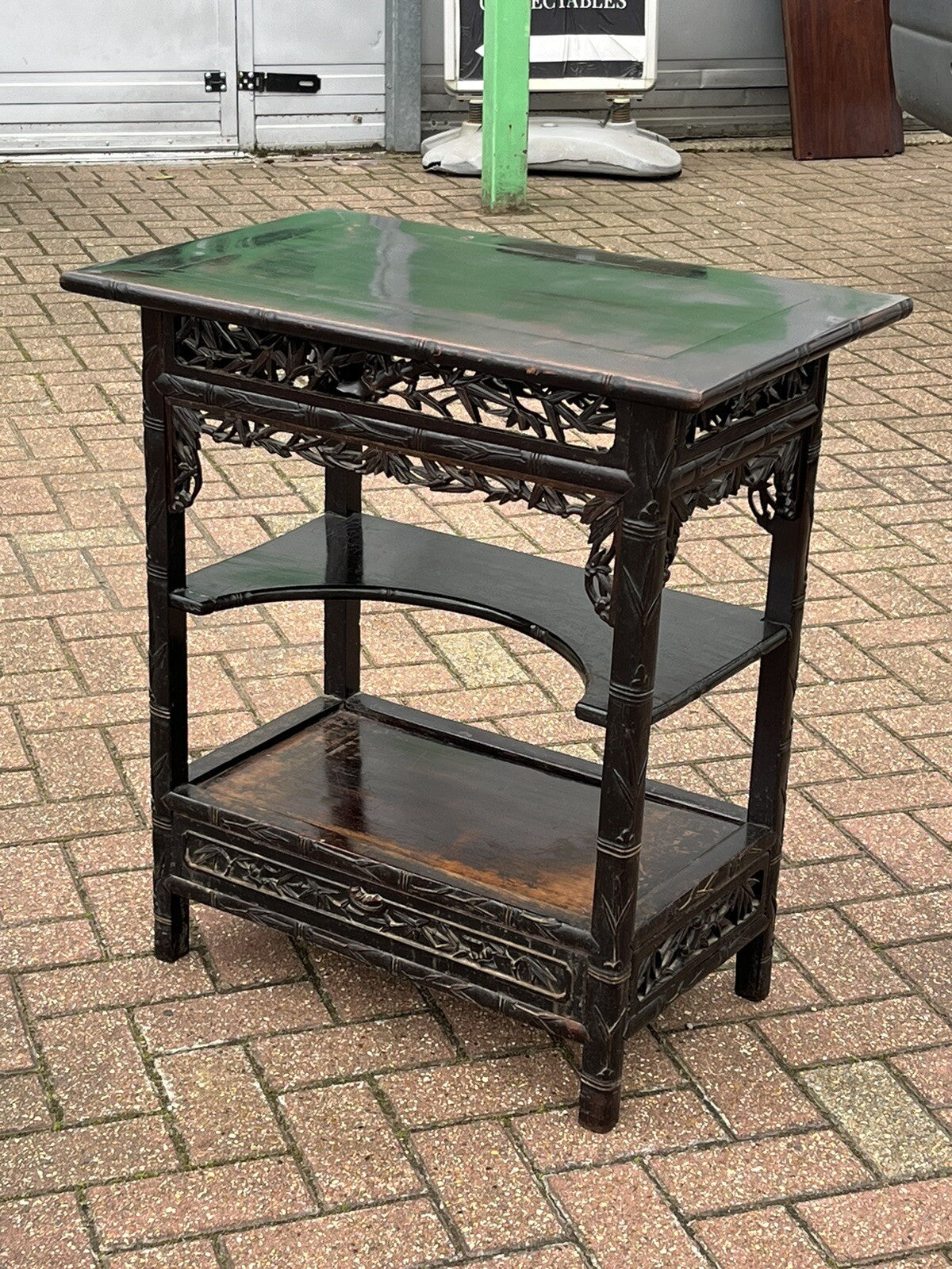 19th Century Chinese Hardwood Table With Drawer