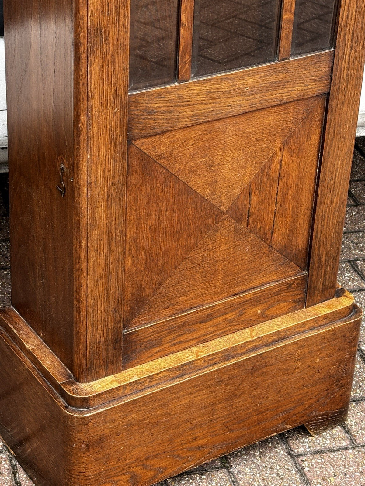 Art Noveau Oak Grandfather/ Longcase Clock