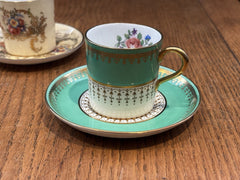 4 Aynsley Demitasse Cup And Saucer Sets