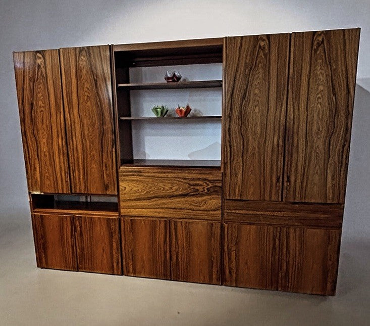 Archie Shine Rosewood Cocktail Cabinet, Display Cabinet, Shelves & Cupboards.