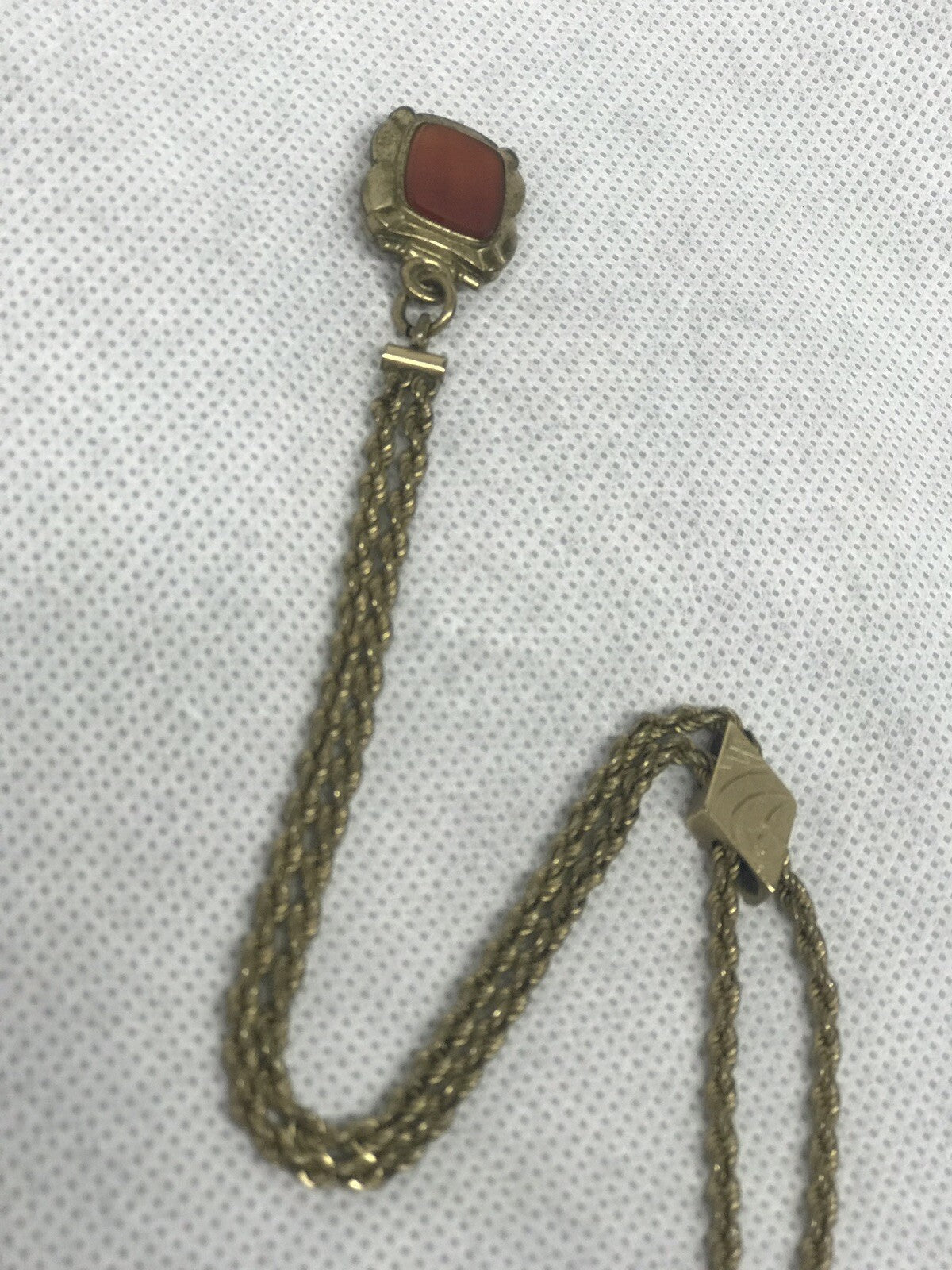 A Gold Plated Pocket Watch Chain