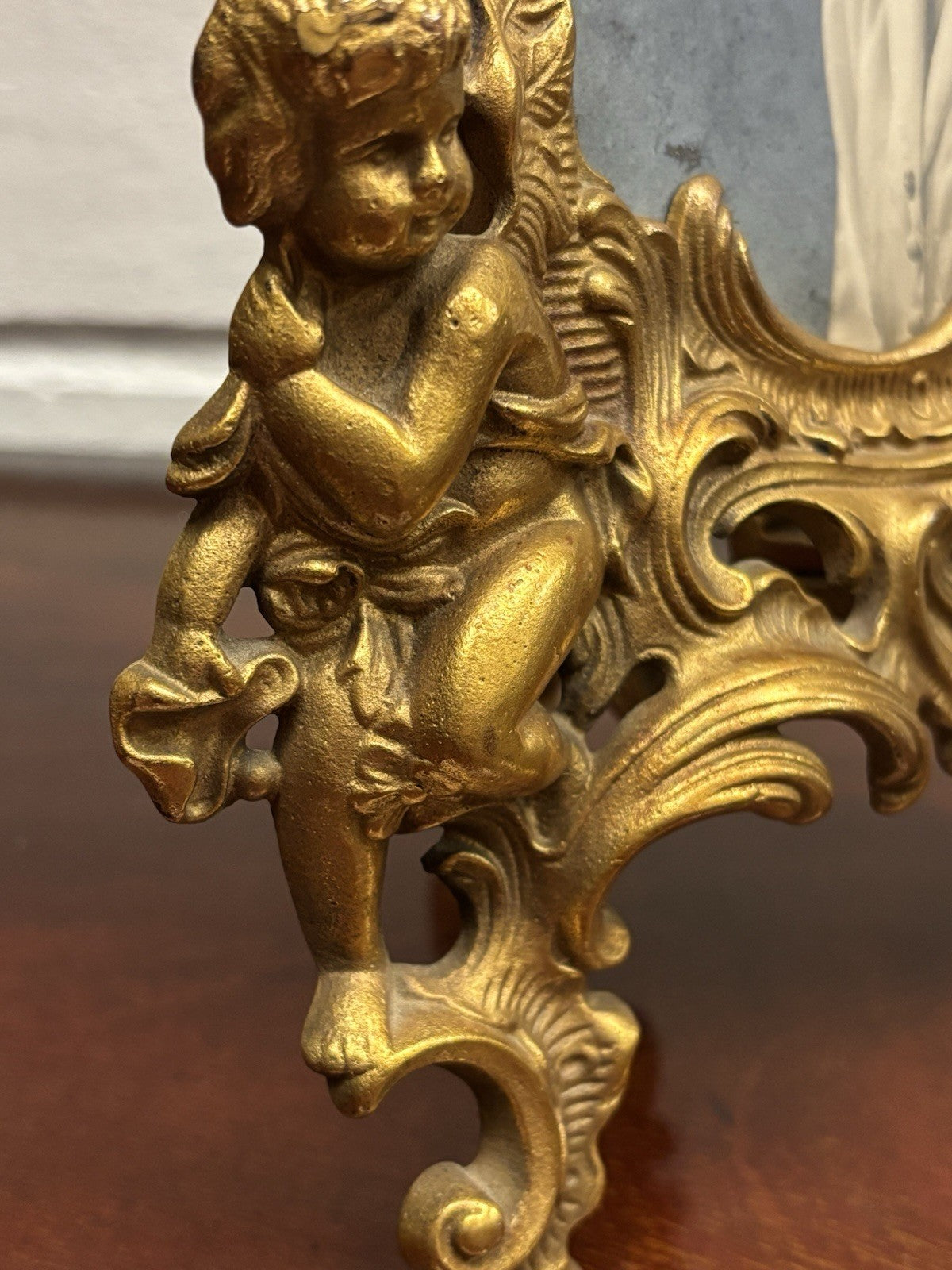 Art Noveau Gilt Bronze Photo Frame