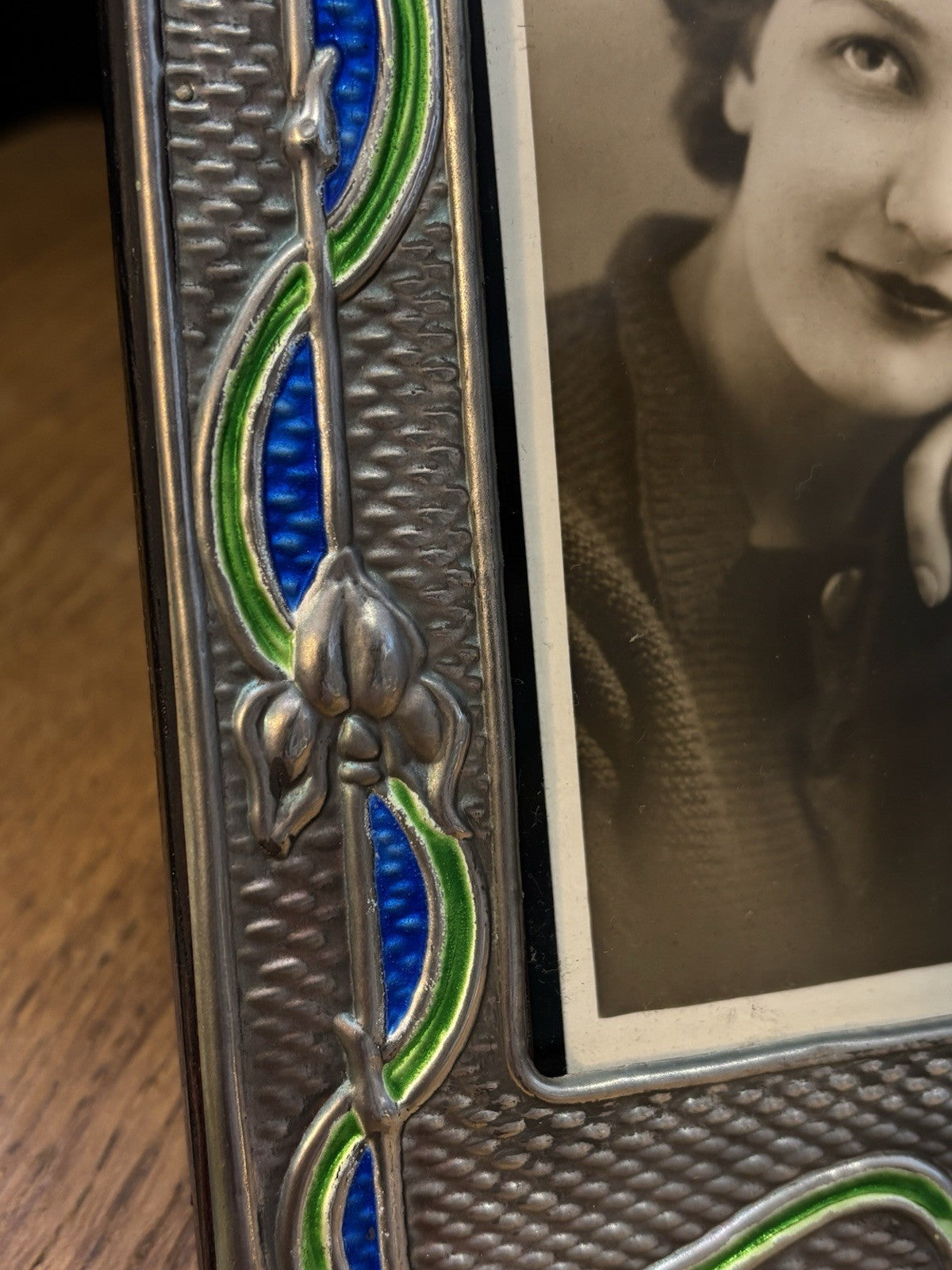 Art Noveau Style Silver Photo Frame