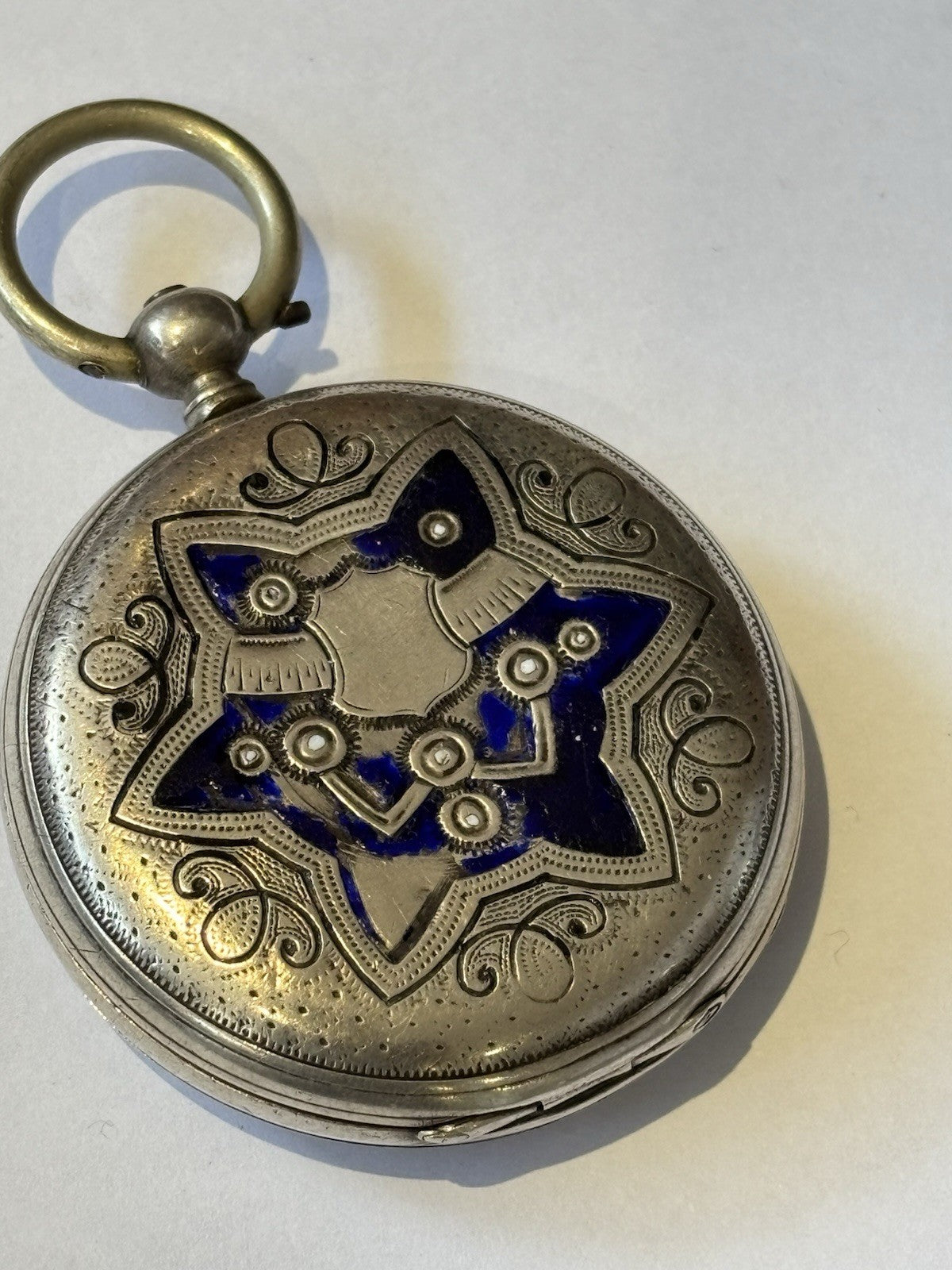 Antique Silver Pocket Watch Case