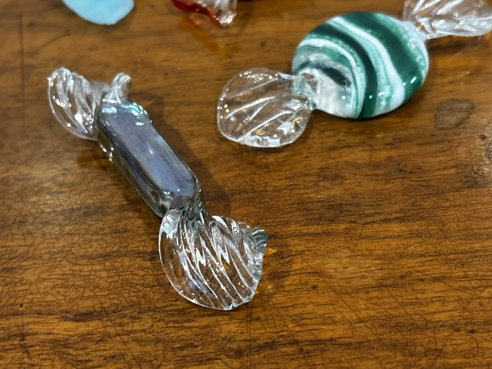 12 Vintage Murano Glass Wrapped Sweets / Candy