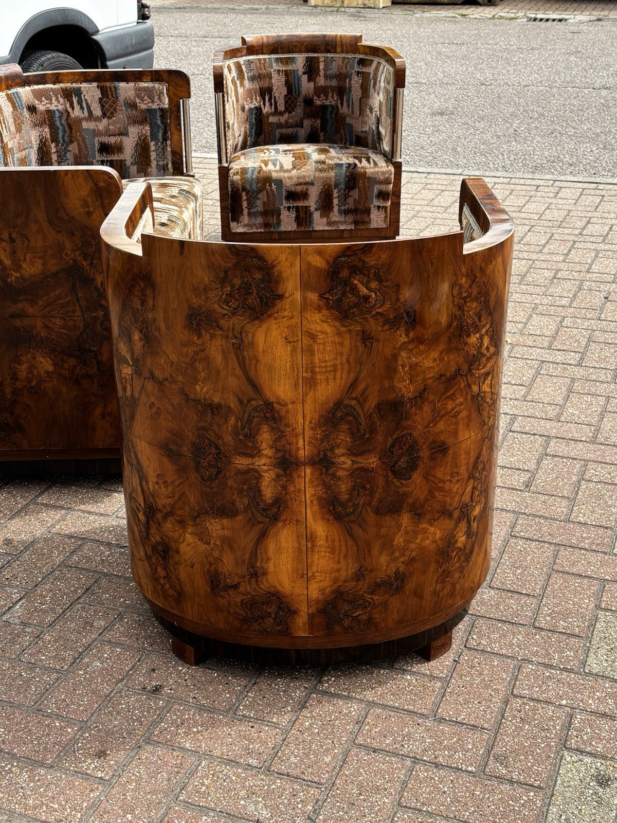 Art Deco 3 Piece Lounge Suite, Fab Condition For It's Age, Desirable dimensions.