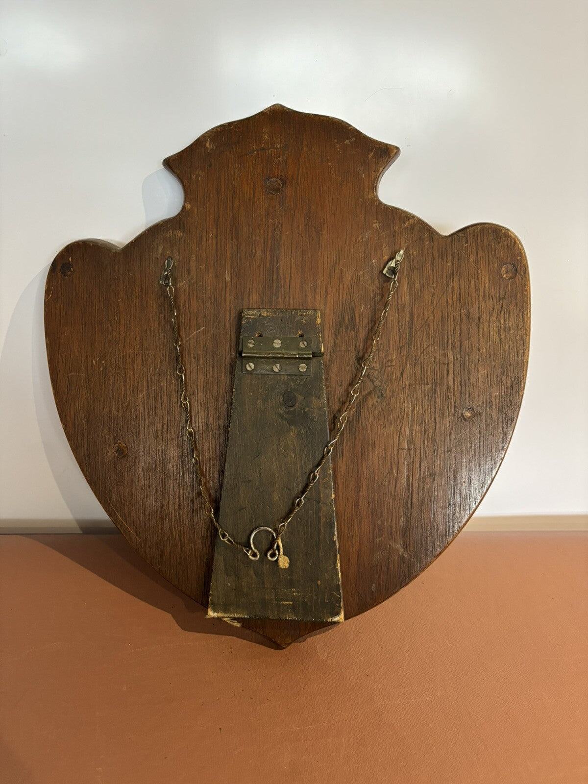 1940-61 Original PCC Darts League Championship Challenge Shield, Silver On Oak.
