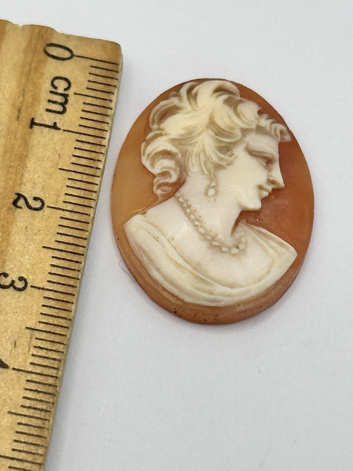 2 Vintage Carved Shell Cameo Unmounted