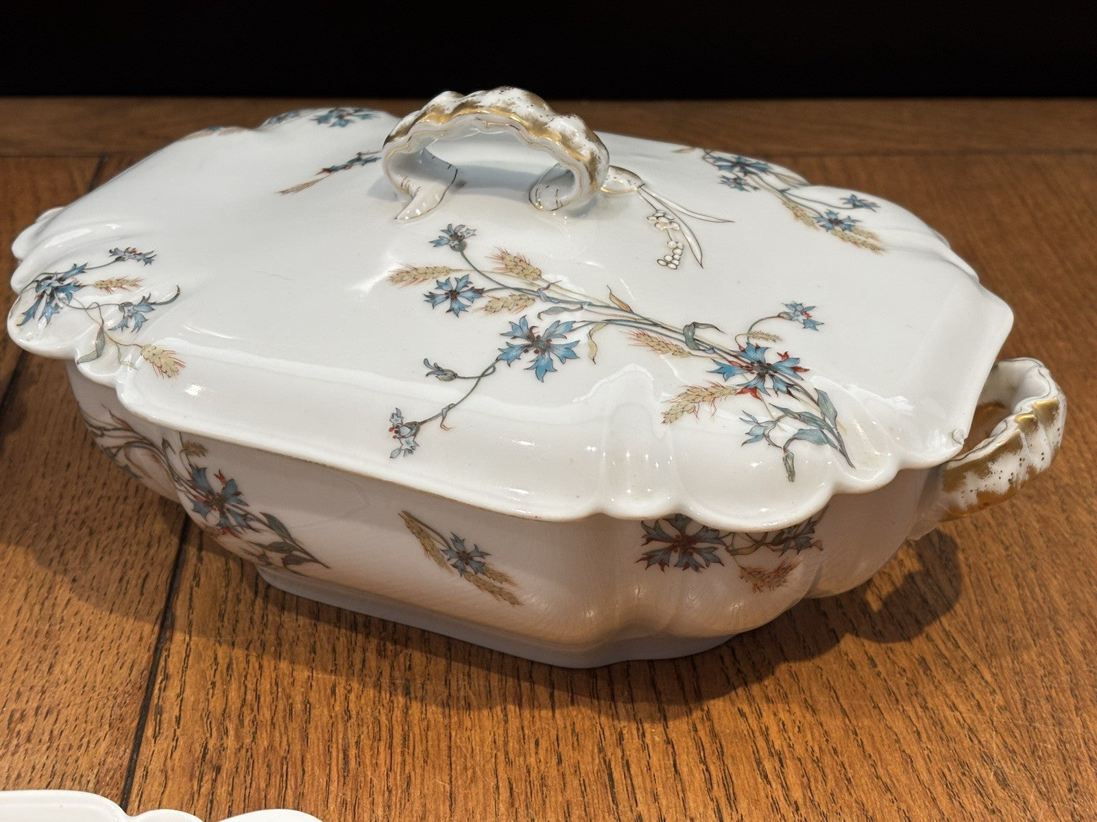 Antique H&C HAVILAND DEPOSE LIMOGES SHLEIGER Tureens And Serving Platter