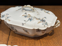 Antique H&C HAVILAND DEPOSE LIMOGES SHLEIGER Tureens And Serving Platter