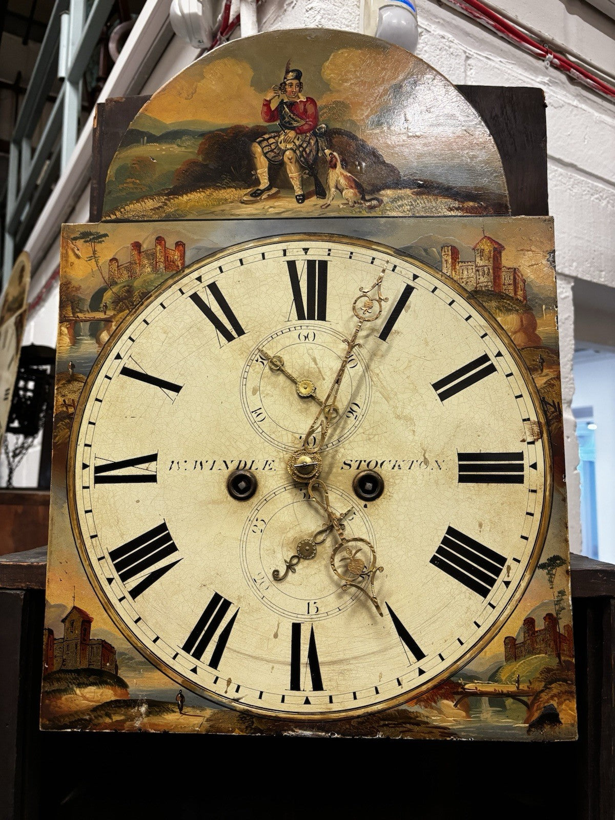 8 Day Longcase Clock, By W Windle Of Stockton