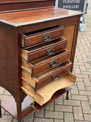 Arts & Crafts Filing Cabinet. Collectors Cabinet. With Drawers & Cupboard.