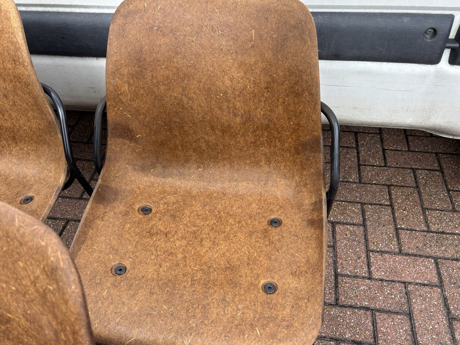 10 Designer Vepa Hemp Dining Chairs. Stacking Chairs.