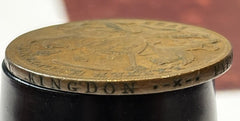 1792 Exeter Halfpenny Issued By Samuel Kingdon