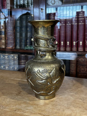 Antique Chinese Vase Decorated With A Dragon