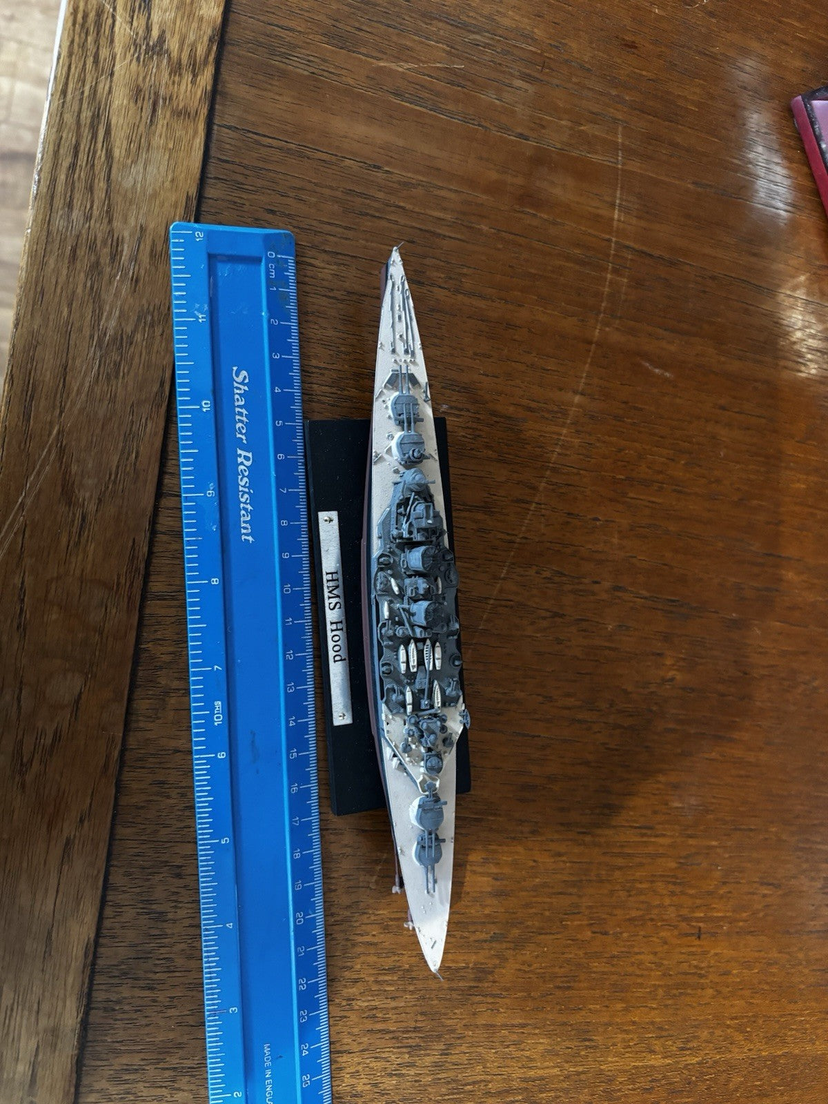 3 Battleships:- HMS Hood, USS Missouri & The Bismark