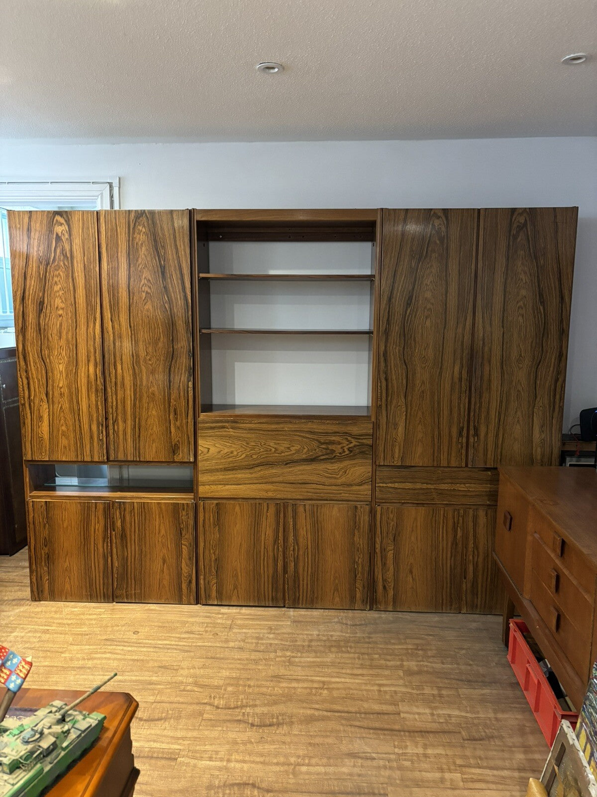 Archie Shine Rosewood Cocktail Cabinet, Display Cabinet, Shelves & Cupboards.