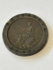 1797 Cartwheel 2 Pence Coin