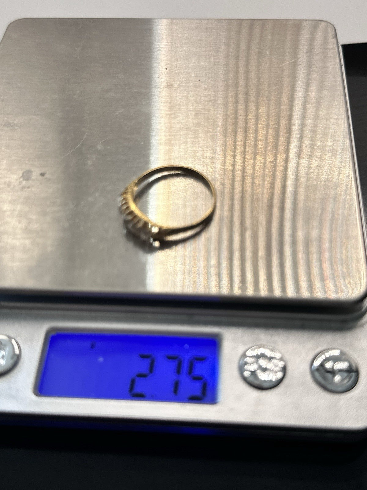 Antique 18ct Gold 5 Old Cut Diamond Ring