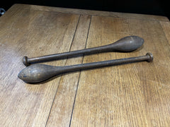 1920's Wooden Exercise Clubs