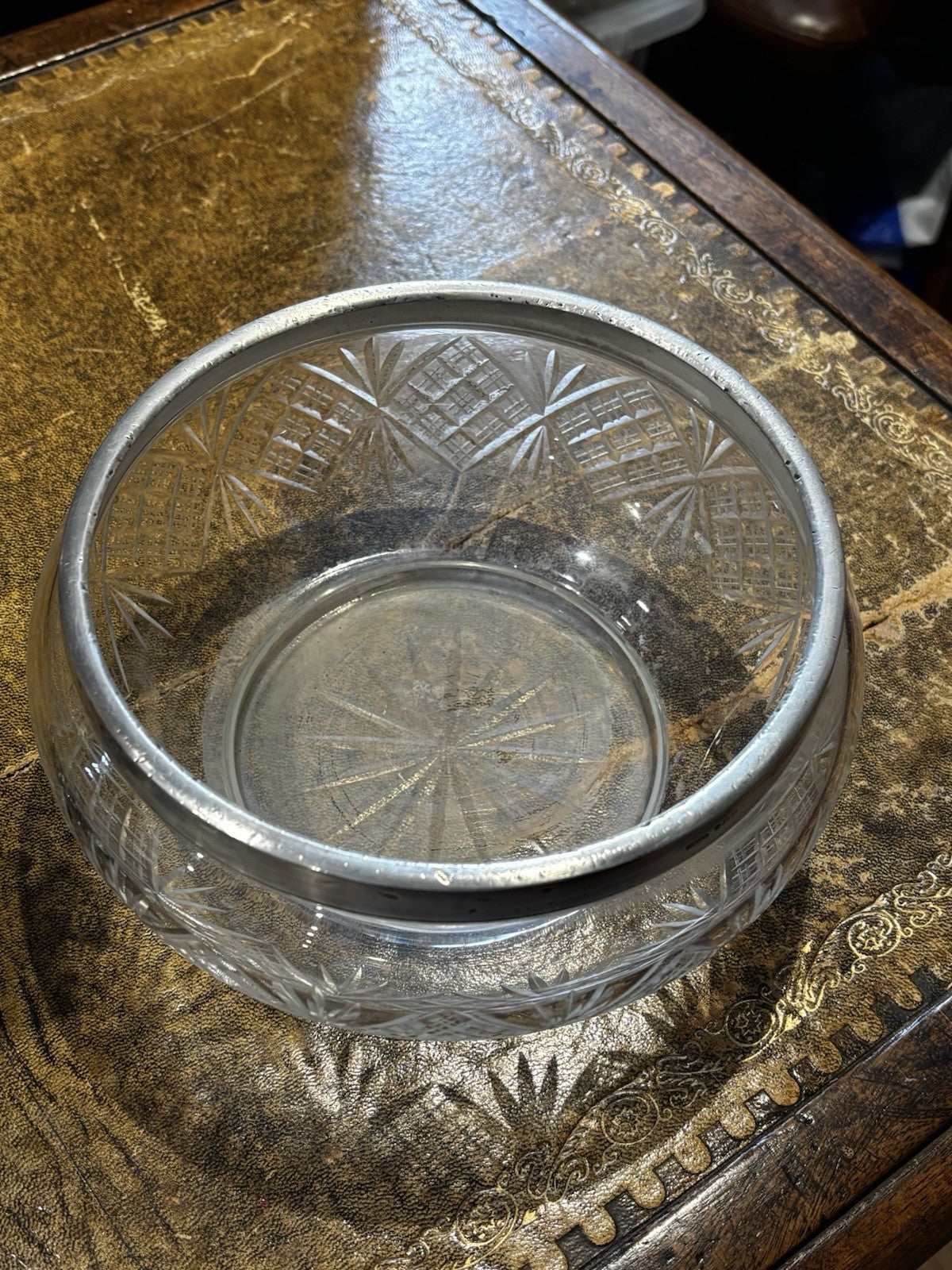 Antique Centrepiece Decorated With Ram Mask Mounts, & Foliage On Claw Feet.