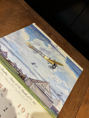 1958 Large Thomson Products Inc Pioneer Mail Wings 66 X 42 Cms