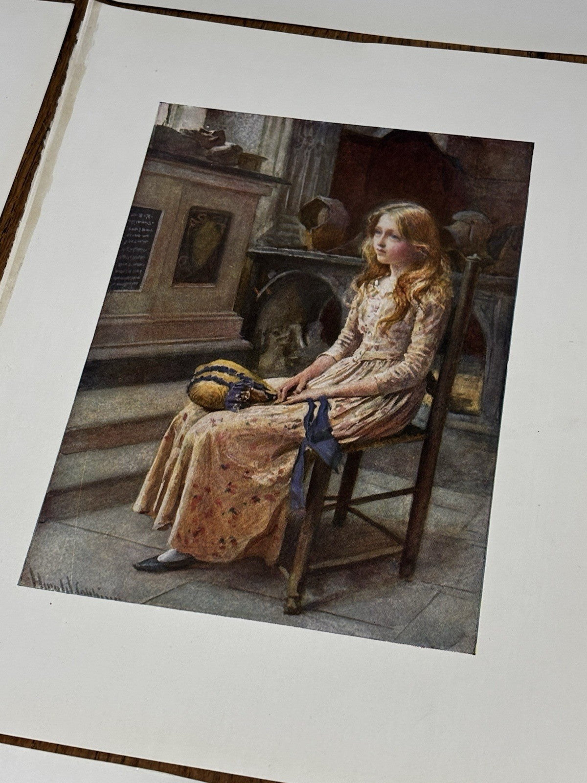 16 Antique Coloured Prints Of Charles Dickens Characters