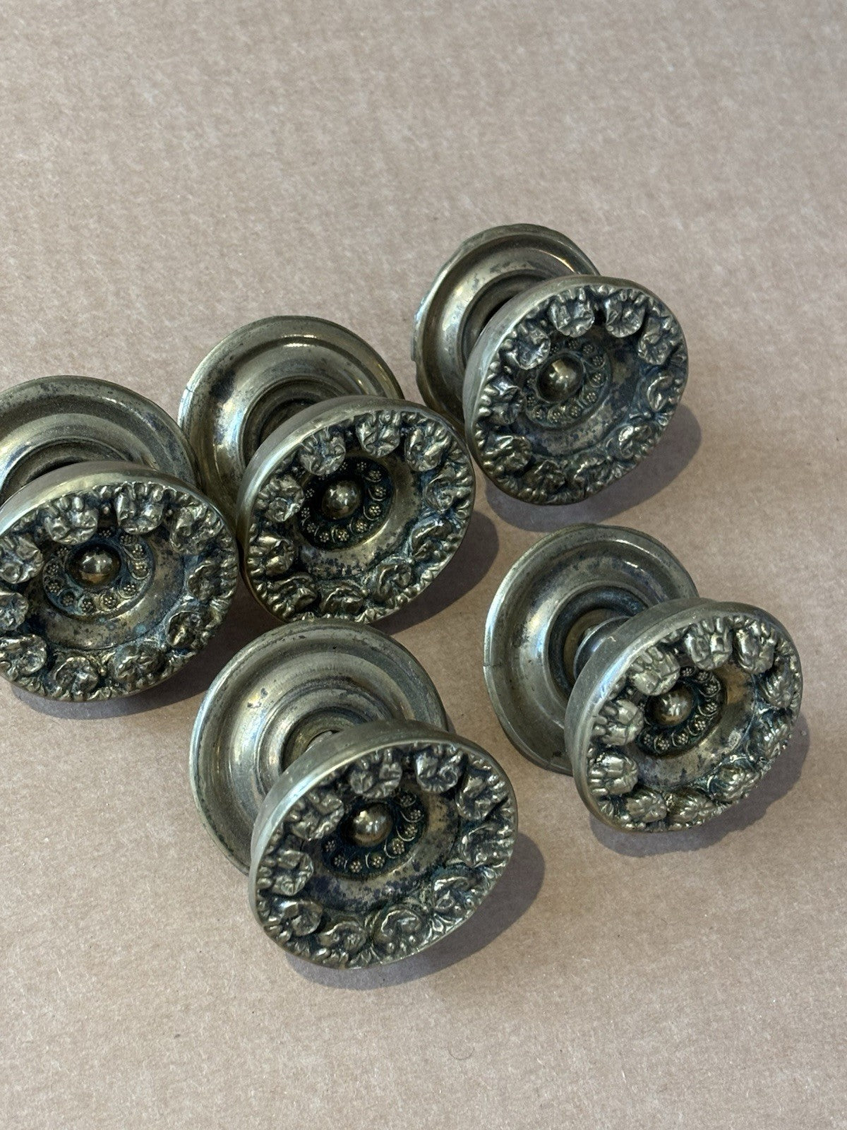 Antique Brass Handles.